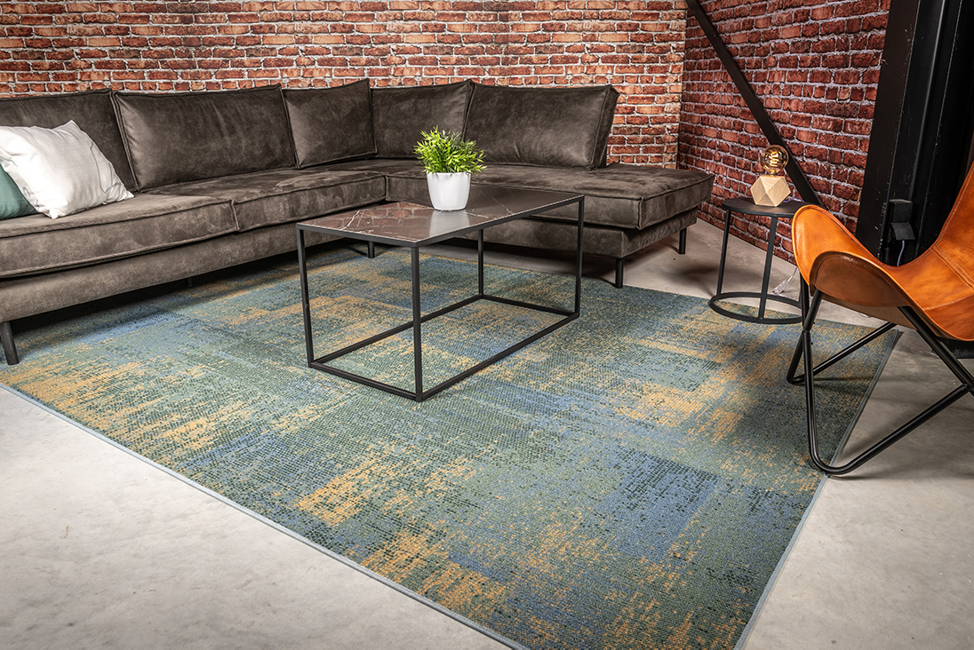 blauw-groen-vloer-kleed