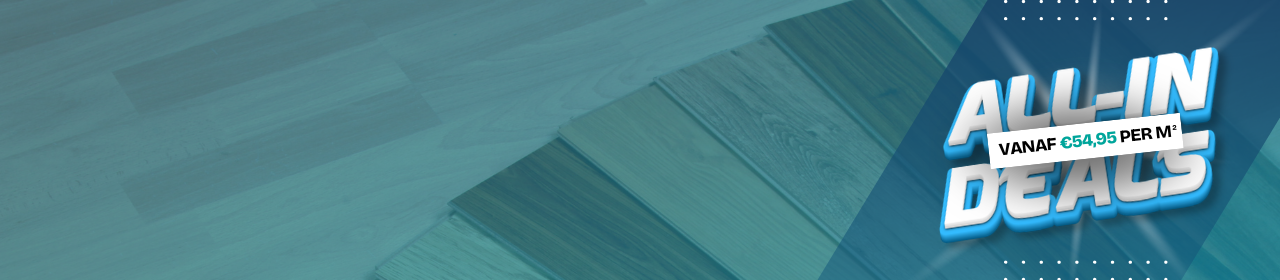 PVC vloer all-in gelegd vanaf €54,95 per m²
