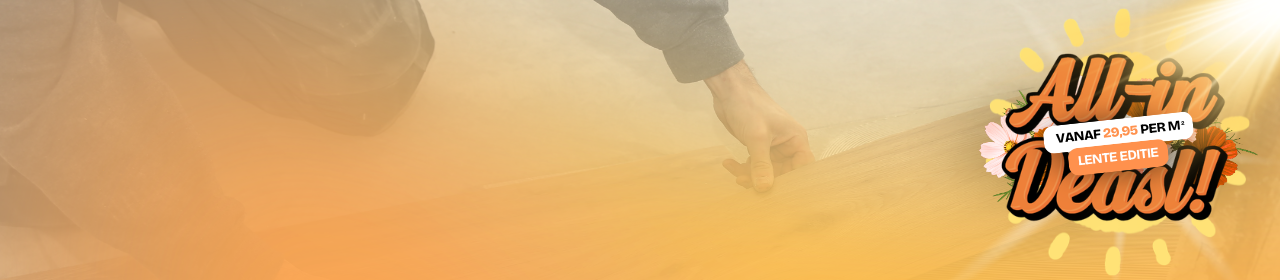 PVC vloer all-in gelegd vanaf €54,95 per m²