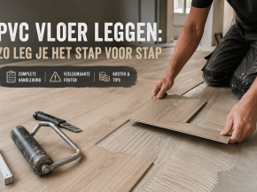 PVC vloer leggen: stappenplan voor zelf leggen