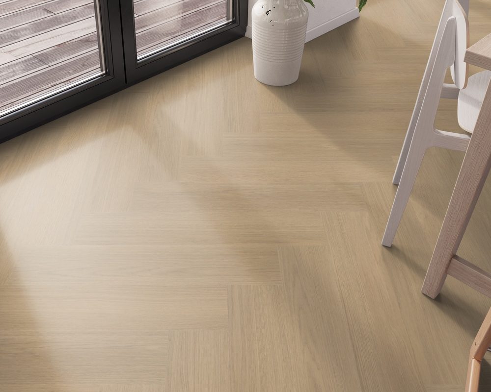 visgraat vloer schuren